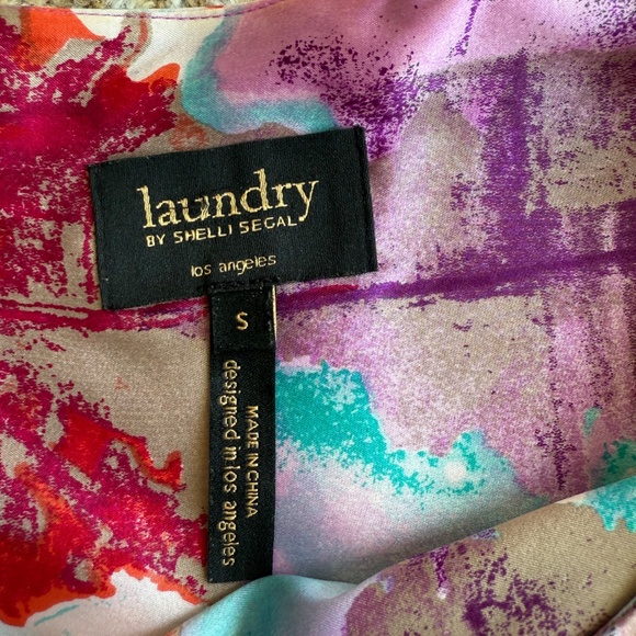 LAUNDRY by SHELLI SEGAL Multicolor Print Dress | Small - Picture 4 of 6